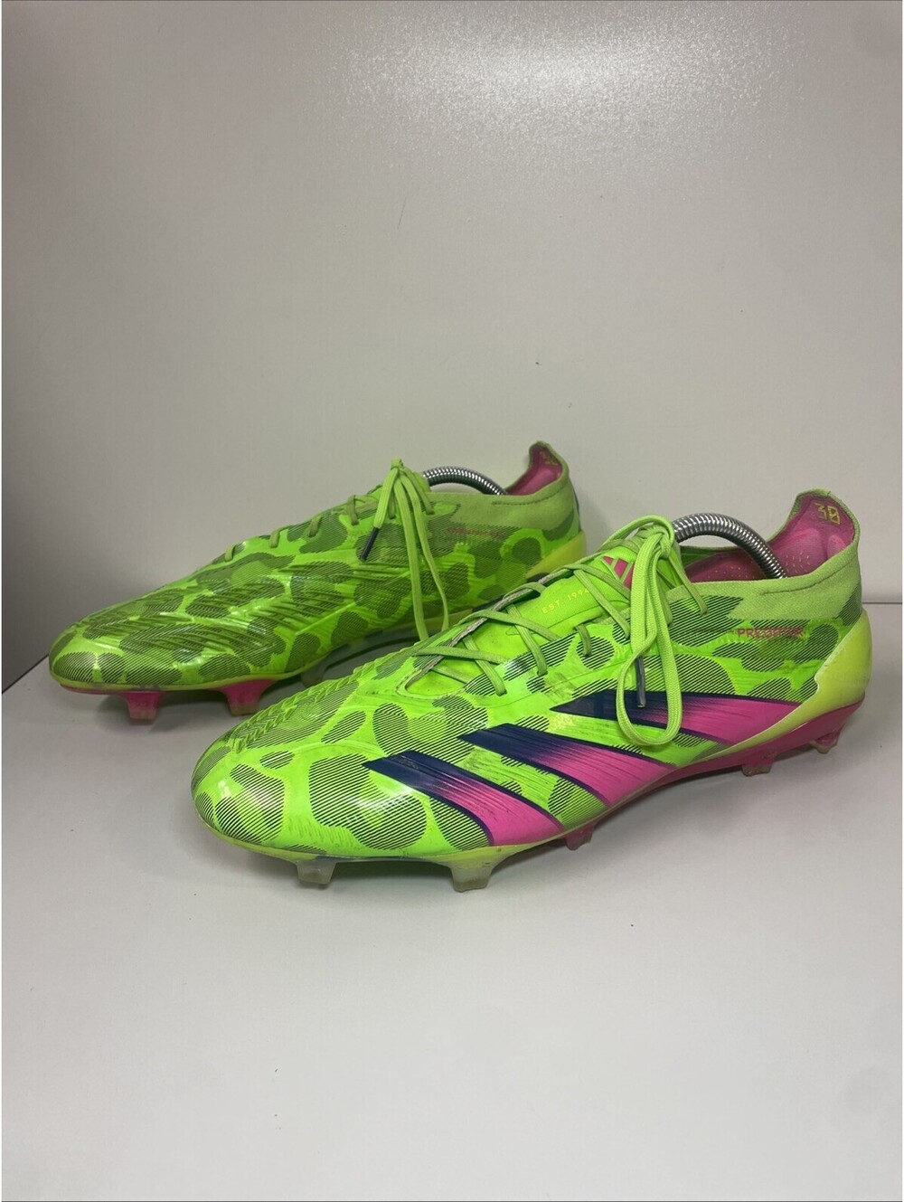 Adidas Predator Elite Generation Pred FG Team Solar Green Team Shock Pink Sz 13